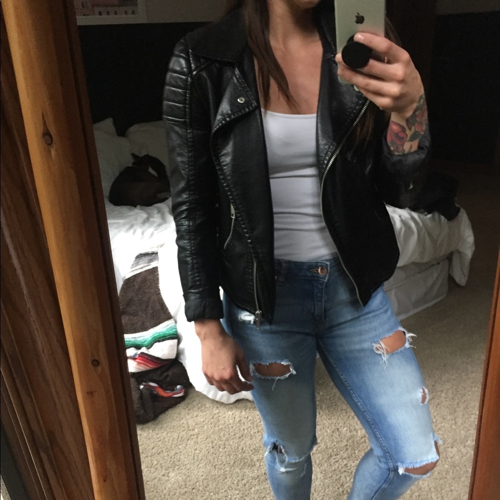 H&M Faux leather jacket